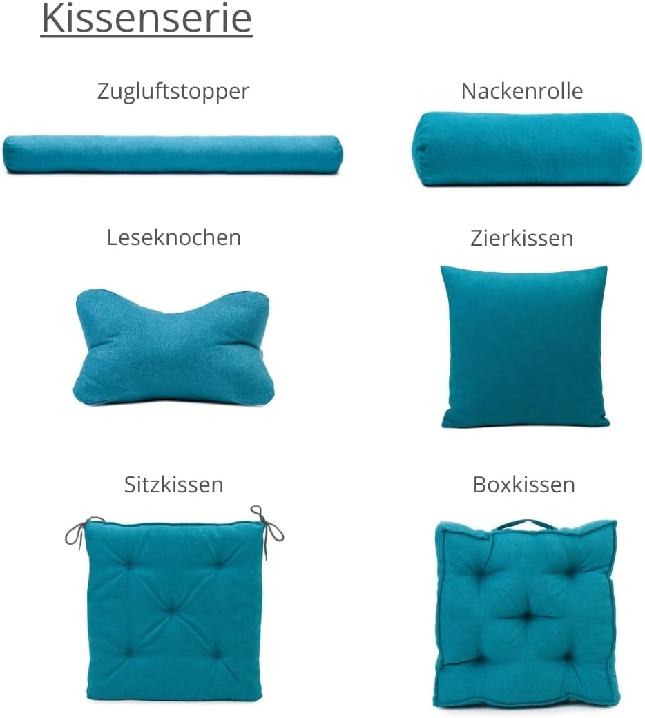 liebling Marco Zugluftrolle, Zugluftstopper, aus 100% Polyester, 210g HCS - Faserkugeln, 10 x 90 cm,