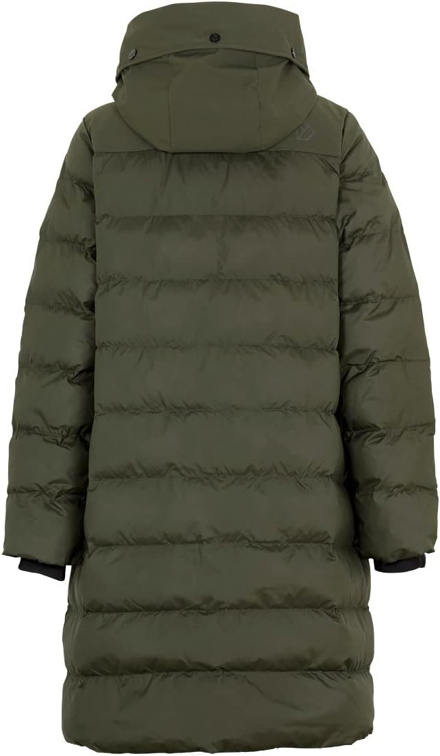 Didriksons Damen Steppmantel Fay Parka 42 Deep Green, 42 Deep Green