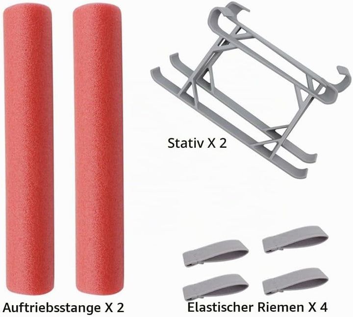 POFET Mini 3/4 Pro Faltbares Wasserfahrwerk Float Erweiterungskit für DJI Mini 3/4 Pro Zubehör