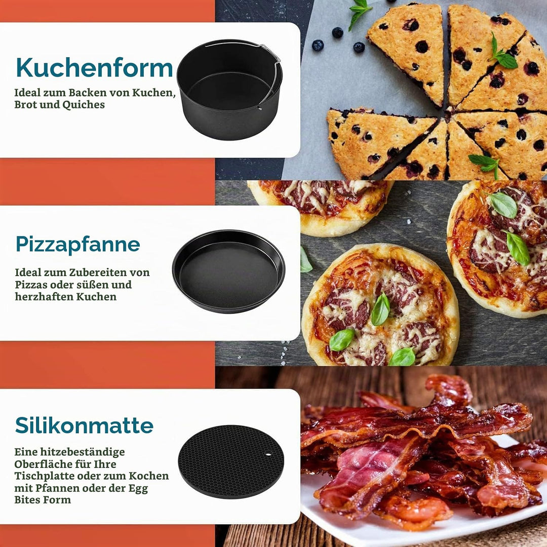 COSORI Heissluftfritteuse 5,5L XXL Friteuse Heissluft Fritteusen ohne Öl, Airfryer mit Digitalem LED
