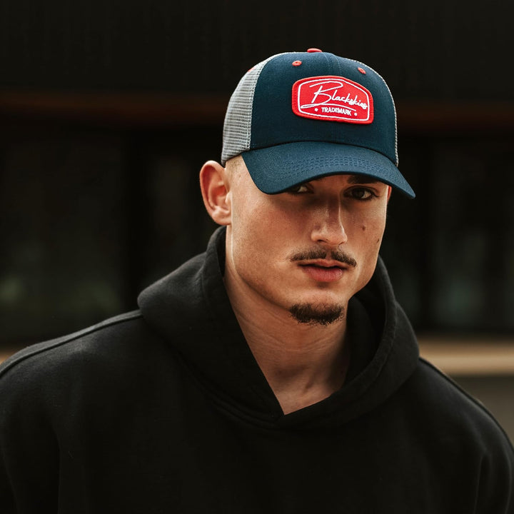 Blackskies® Race Baseball Cap | Herren Damen Premium Trucker Cap | Snapback Schirm Mütze Kappe Basec