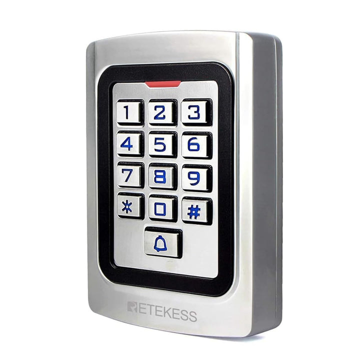 Retekess T-AC04 Digicode Tastatur Metall IP68 Zugangskontrolle PIN 125KHz RFID Wasserdicht Hinterleu