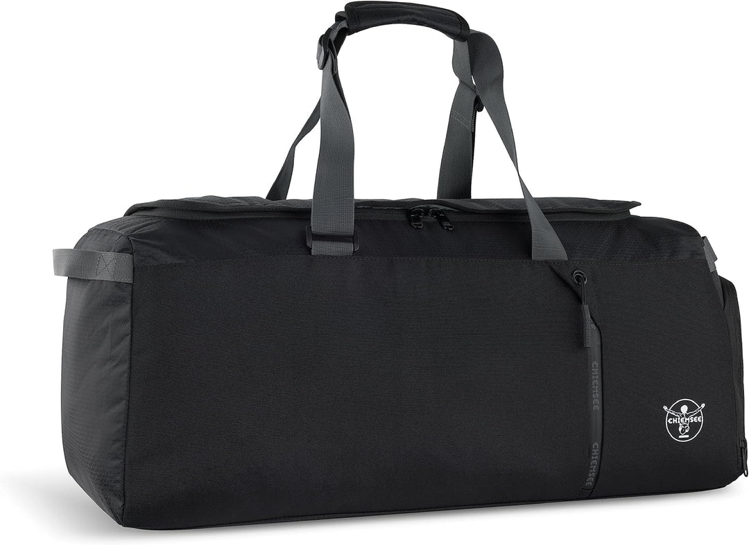 Chiemsee Jumper Sport- und Reisetasche “Free” - Weekender aus recyceltem PET in schwarz