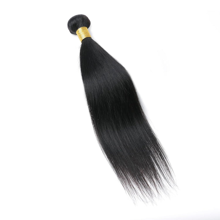 Huarisi 10A Brasilianisches Gerade Echthaar Bündel, Brazilian Straight Human Hair 1 Bundle, 16 Zoll
