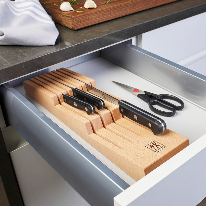 Zwilling 35159-000 Messerblock, Holz, Buche 8-slot Buche, 8-slot Buche