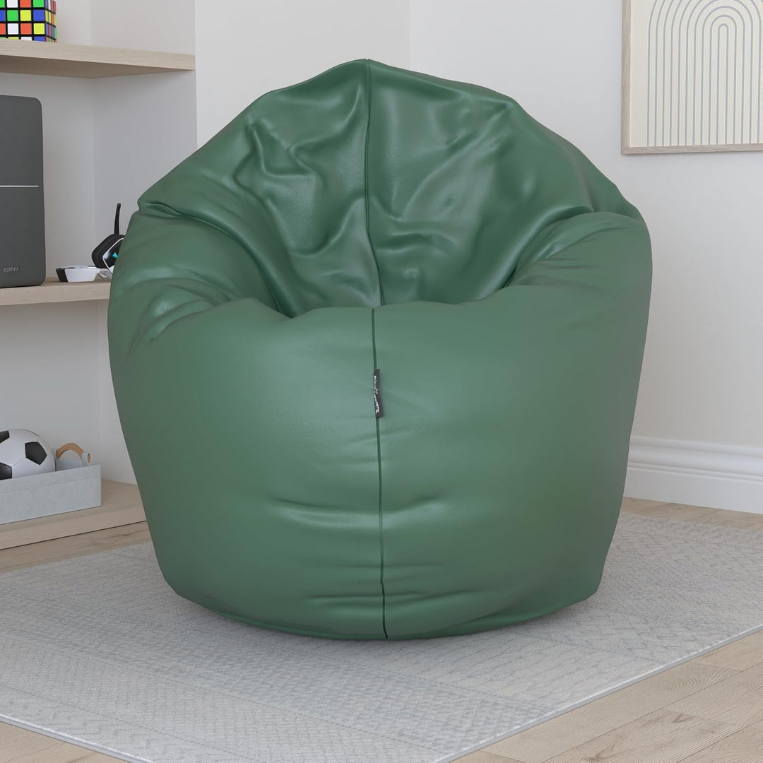 BuBiBag 2in1 Sitzsack L - XXL mit Füllung für Kinder &amp; Erwachsene, Gaming Beanbag &amp; Bodenkissen für