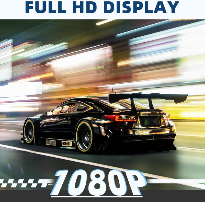 DESOBRY 1080P 22 Zoll Mini Fernseher, HDMI USB AV-Eingang, Kleiner Fernseher mit Antenne und DVB-T2-