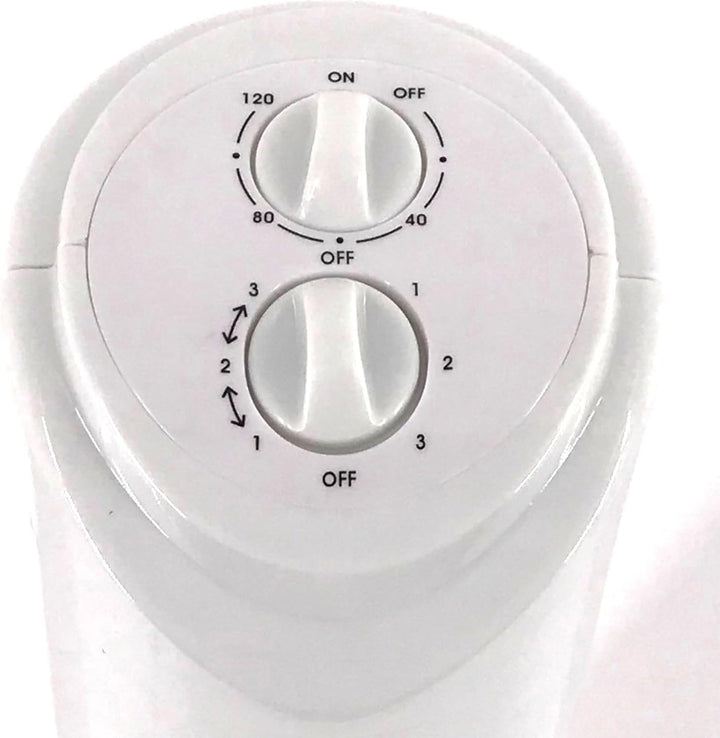 Salco Standventilator KLT-1081, Turmventilator, Tower Fan, Lüfter, 74 cm hoch, leise, Timer, Oszilla