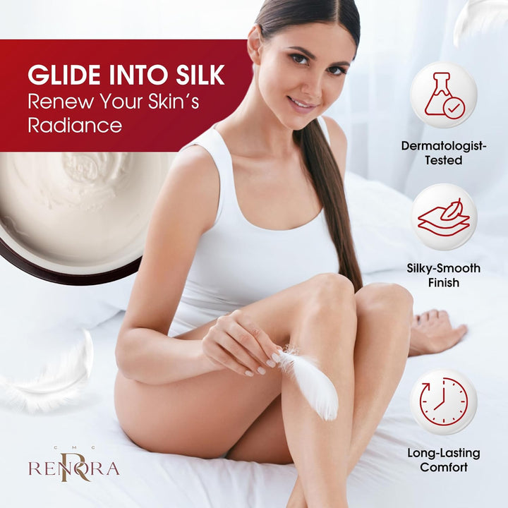 RENORA | Body Butter, feuchtigkeitsspendende Körpercreme mit Hualuronsäure | Supreme Delight | feuch