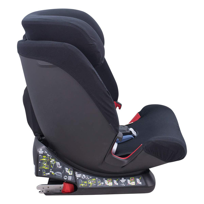 JYOKO Kids Bezug für Autositz kompatibel mit Romer Advansafix, Evolva IV M, aus Baumwolle (Black Ser