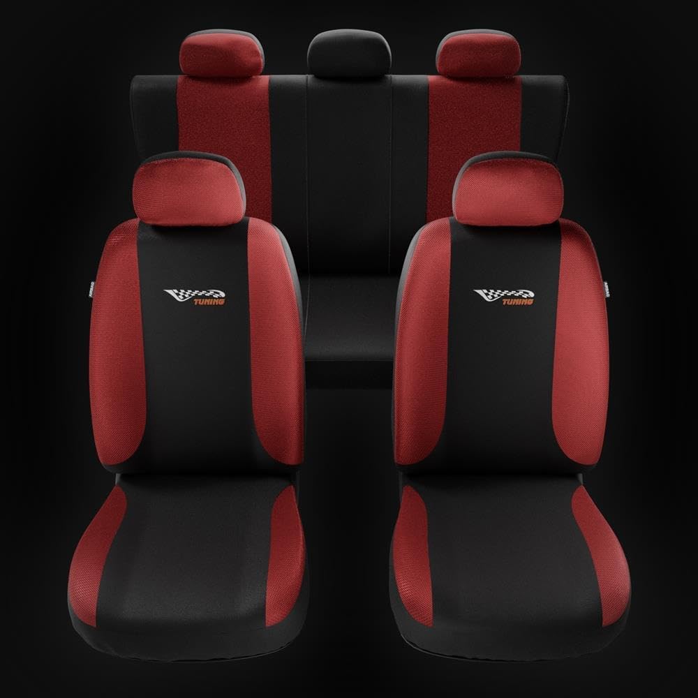 Mossa - Universal Sitzbezüge Auto kompatibel mit Skoda Fabia I, II, III (1999-2019) - Autositzbezüge