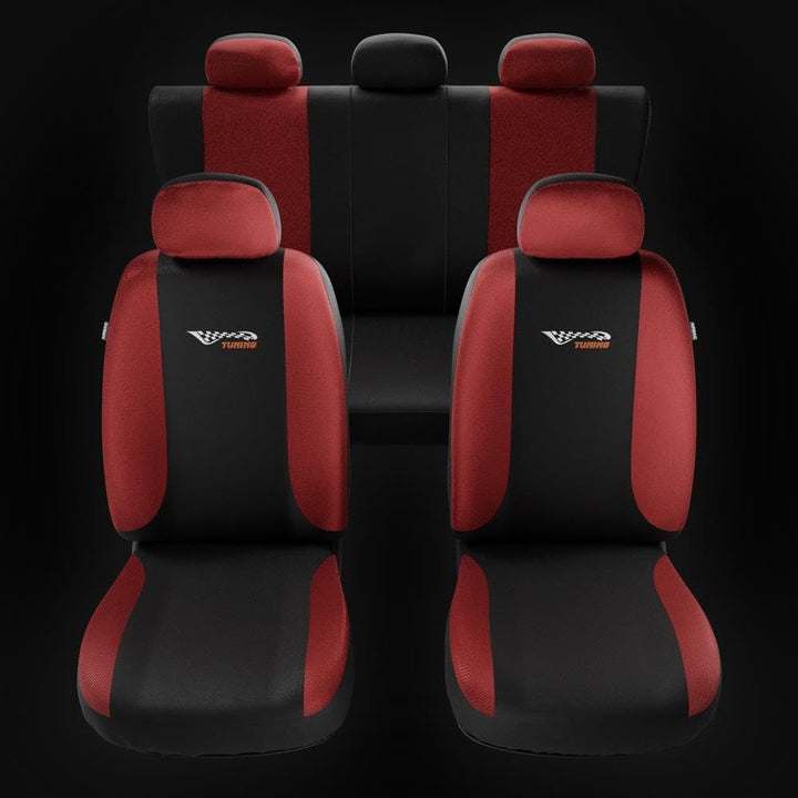 Mossa - Universal Sitzbezüge Auto kompatibel mit Skoda Fabia I, II, III (1999-2019) - Autositzbezüge