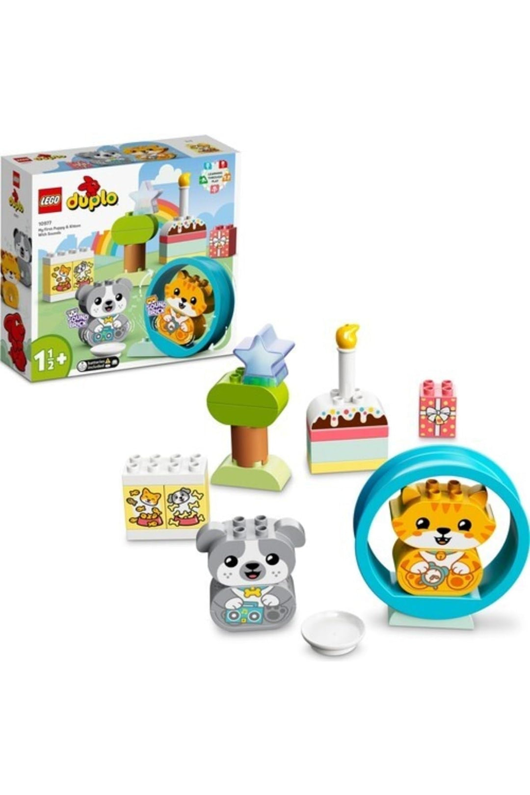 Lego® Duplo 10977 Mein erstes Hündchen & Kätzchen mit Ton