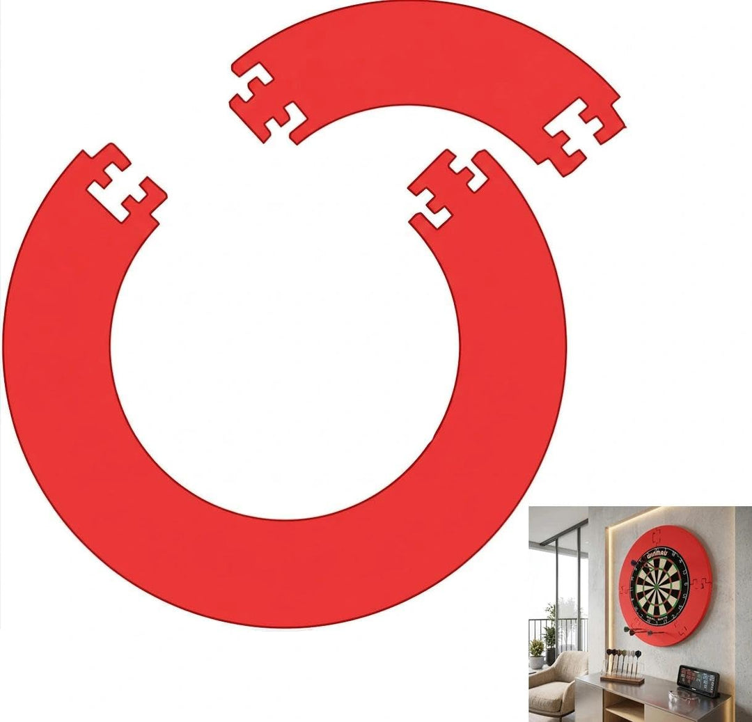 Dart Catchring Surround,Dartscheiben-Einfassung,Surround Auffangring Dart Backboard, für die Wandsch