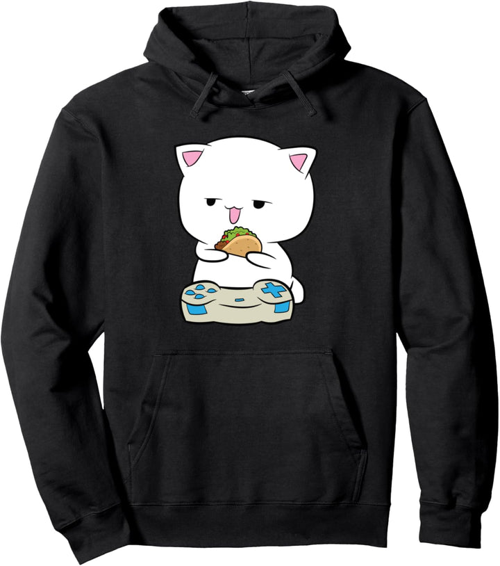 Cat Taco Videospiel Love Tacos Pullover Hoodie