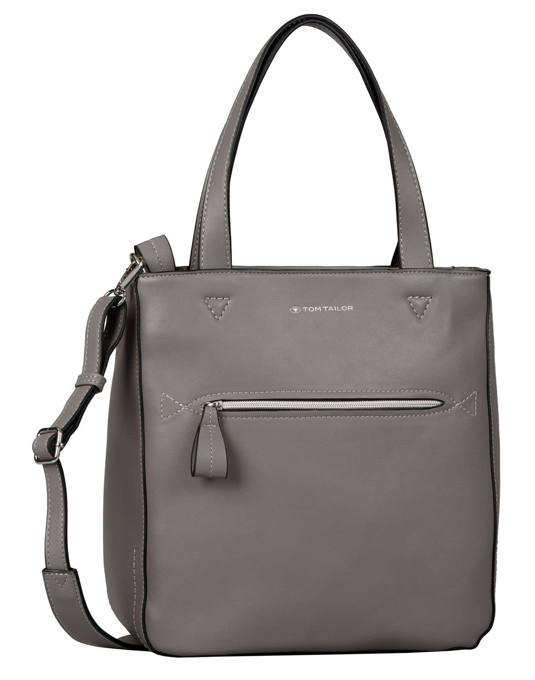 TOM TAILOR - Womenswear KARINE Damen Tragetasche Mid Grey, Mid Grey