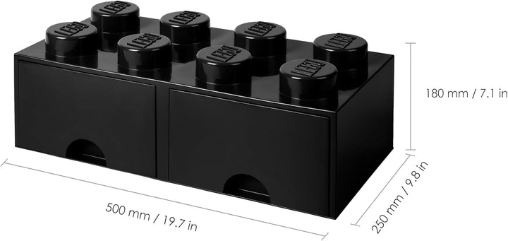 LEGO l4006bl. 00 Storage Brick 8 mit Schubladen Schwarz Multi, Multi