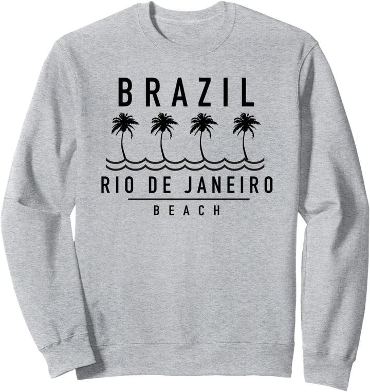 Trendy Brazil Rio De Janeiro Beach Sweatshirt