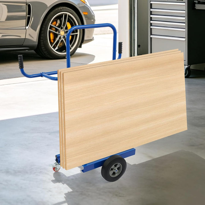 Plattenwagen mit Rollen, Transportwagen für Platten &amp; Matratzen, 300kg Tragfähigkeit, Q235-Stahl, fü