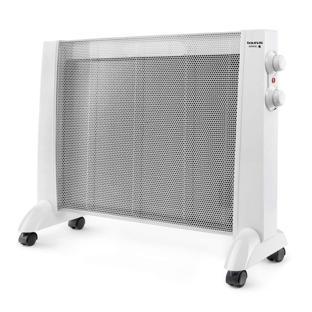 Taurus PRMB 1600 1600 Glimmer-Radiator, W, 3 Temperaturen, regelbarer Thermostat, Räder, Heizschutz,