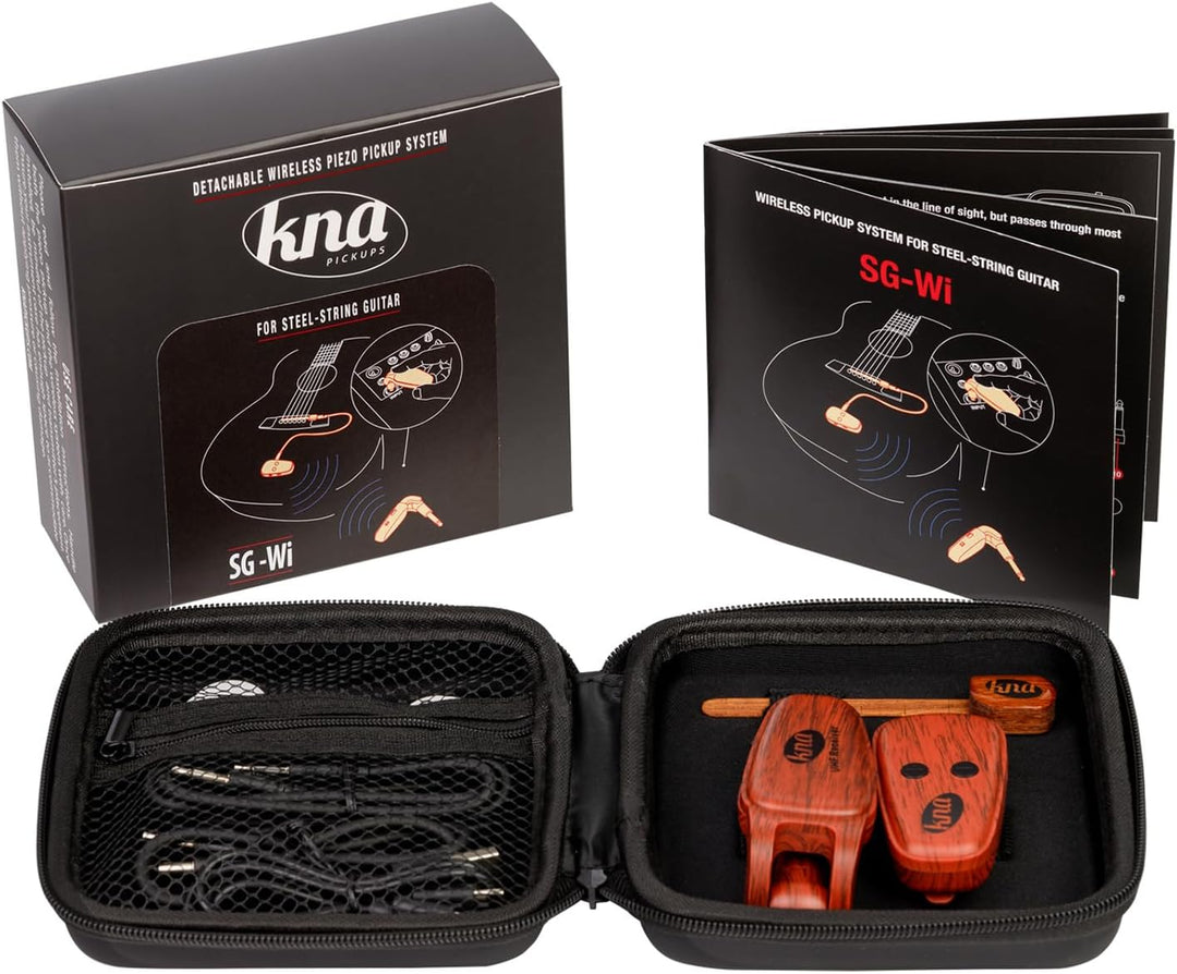 KNA SG-Wi Wireless Pickup für Stahlseiten-Akustikgitarre, UHF-System
