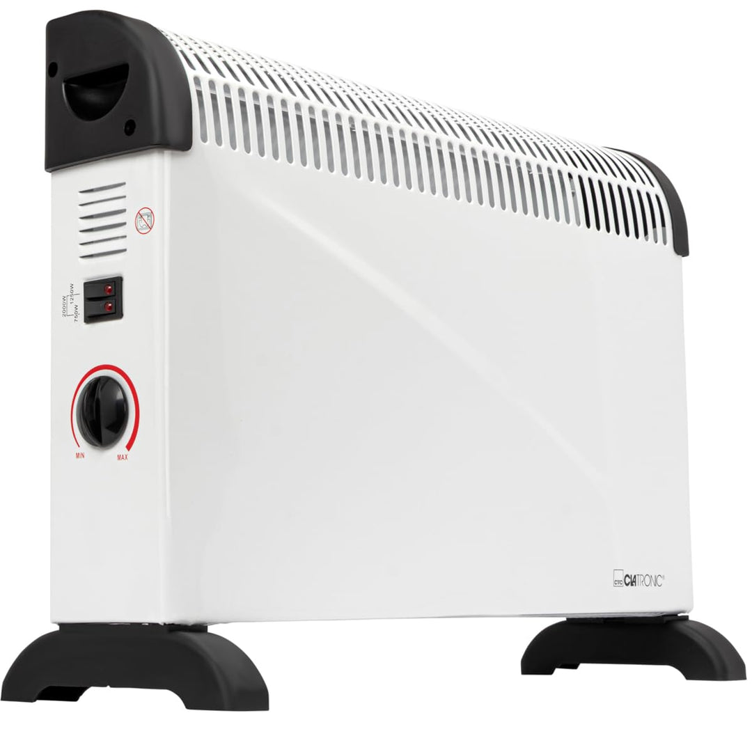 Clatronic® Konvektor-Heizung | Mobile Wärme für Zuhause | Elektroheizung mit 3 Heizstufen | Heizung