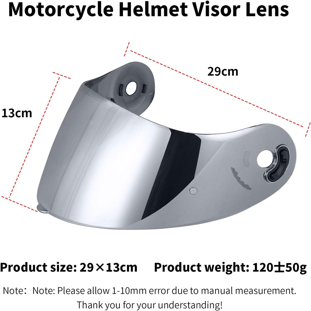 Helmvisier für Xlite Nolan X-803 X-802 X-702 X-661 X603,Motorradhelm Visier,Motorrad Windschutz Helm