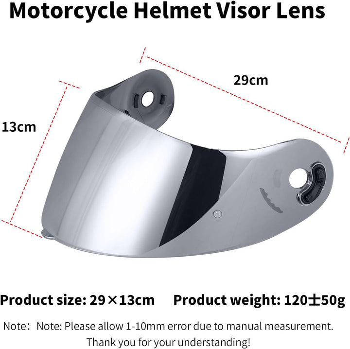 Helmvisier für Xlite Nolan X-803 X-802 X-702 X-661 X603,Motorradhelm Visier,Motorrad Windschutz Helm