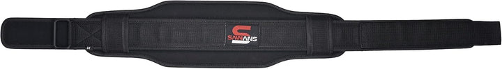 Gewichthebergürtel Neopren 14cm Mit Dual Widerstand für Kniebeugen M Schwarz, M Schwarz