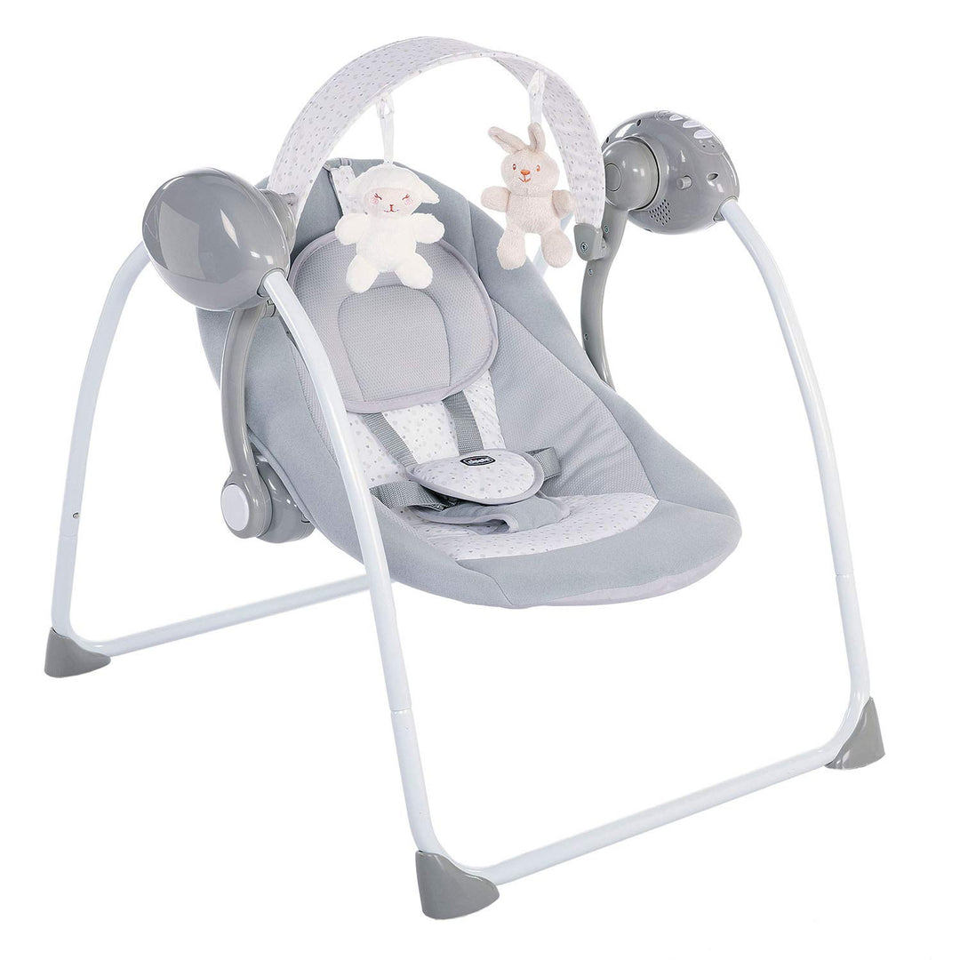 Chicco Relax & Play Elektronische Babywippe ab 0 Monaten bis 9 kg,Verstellbare Wippe und Babyschauke
