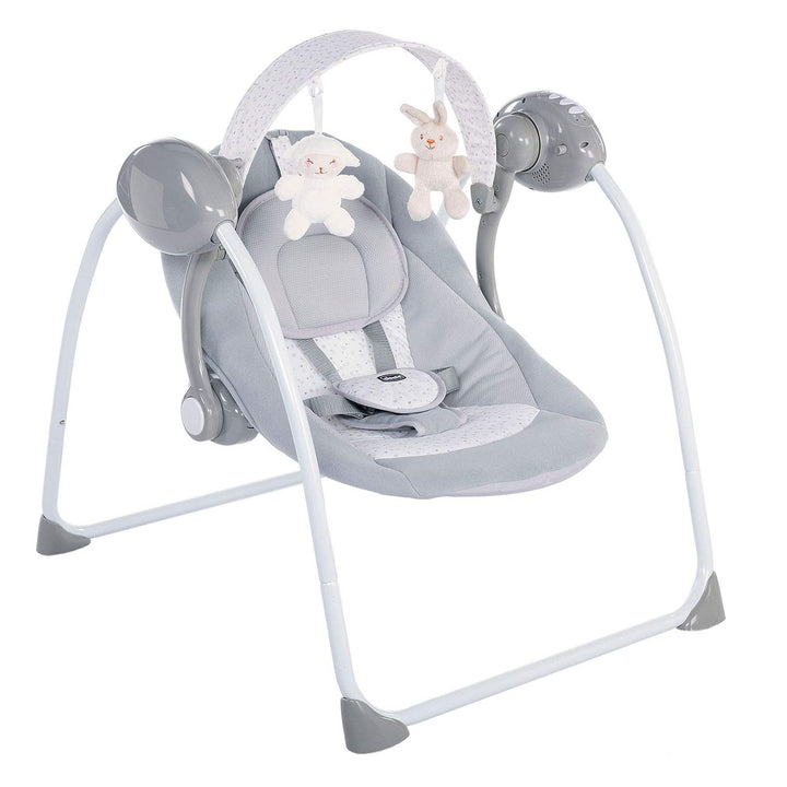 Chicco Relax & Play Elektronische Babywippe ab 0 Monaten bis 9 kg,Verstellbare Wippe und Babyschauke