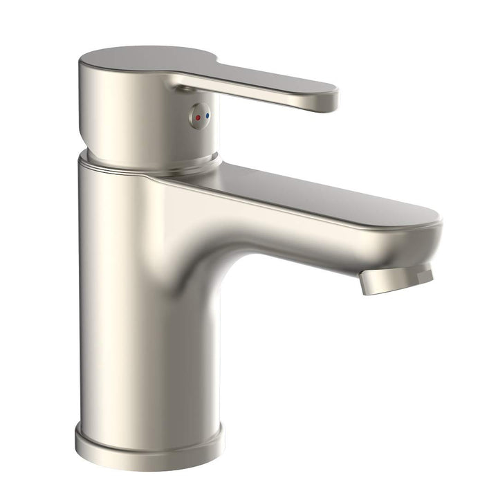 EISL NI075DINNI DIZIANI Wasserhahn fürs Bad in Edelstahl Optik, Einhebelmischer Farbe Nickel mit Abl