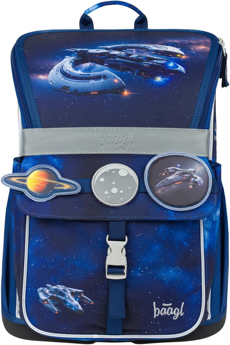 Baagl Schulranzen Jungen Mädchen Set 5 Teilig (Zippy Schultasche für 1. Klasse, Mäppchen, Turnbeutel
