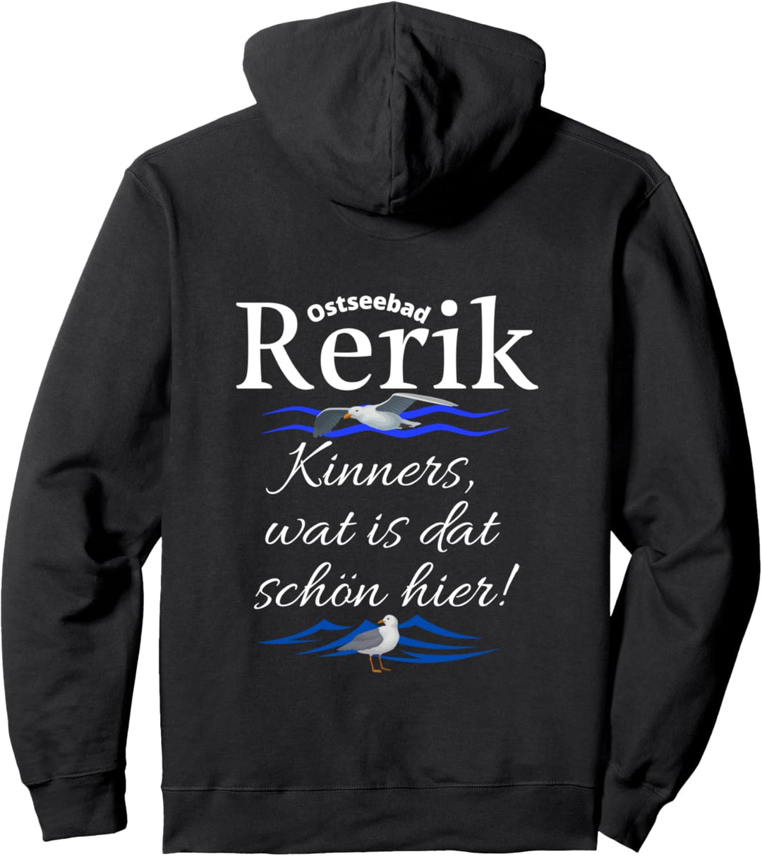 Rerik Ostseebad Spruch Möwe Pullover Hoodie