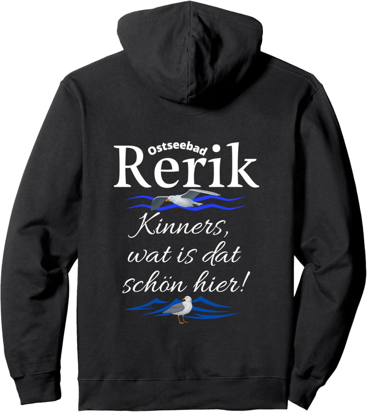 Rerik Ostseebad Spruch Möwe Pullover Hoodie
