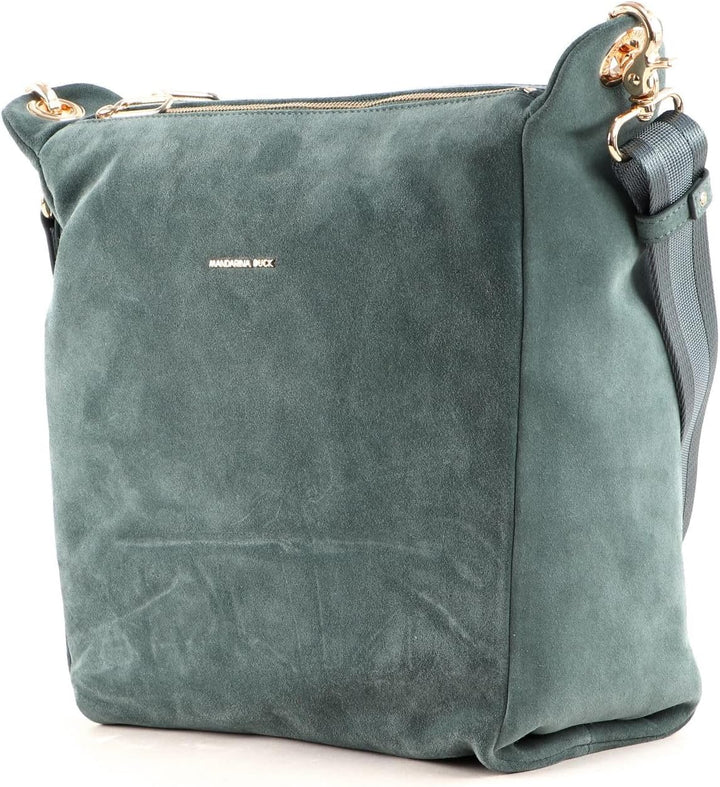 Mandarina Duck Damen Mellow Velvet Schultertasche, 26x28x12 (L x H x W) Balsamic Green, Balsamic Gre