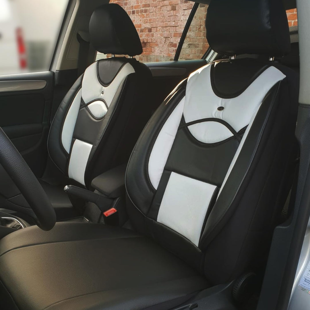 BREMER SITZBEZÜGE Mass Auto Kunstleder Schonbezüge kompatibel mit Mitsubishi Eclipse Cross Fahrer &amp;