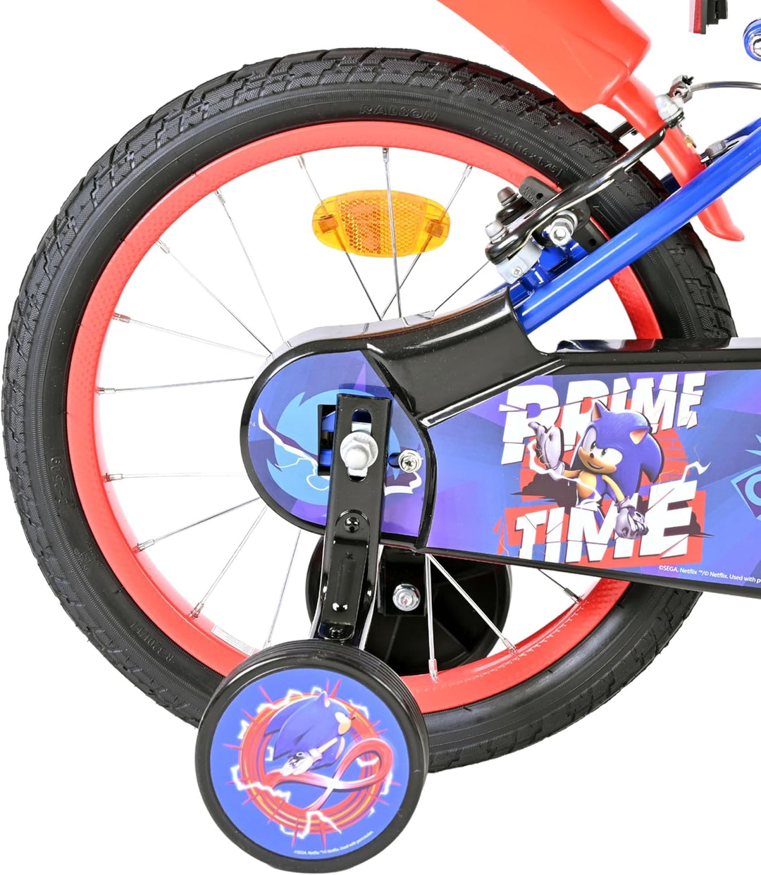 Volare Kinderfahrrad | 3–5 Jahre | Doppelte Handbremse, abnehmbare Stützräder, Pedalreflektoren & Tr