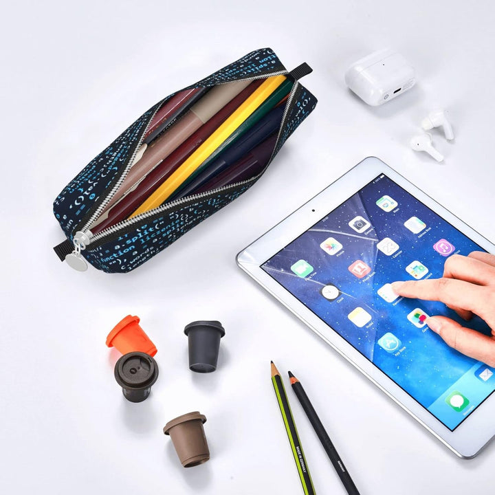 Federmäppchen Coole Codierung Code Federmappe Etui für Jungen Mädchen Grosse Schulsachen Federtasche