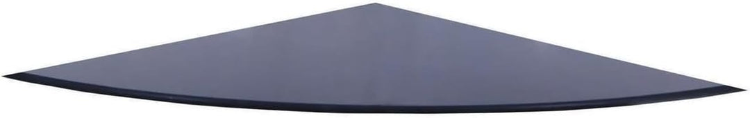 Euro Tische Glasplatte 75x75 cm in Schwarz Viertelkreis - 6mm ESG Sicherheitsglas - in Klar oder Sch