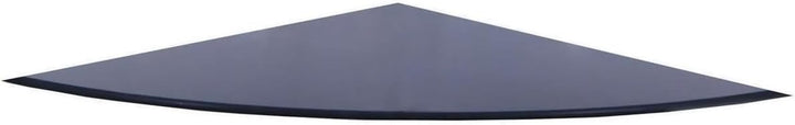 Euro Tische Glasplatte 75x75 cm in Schwarz Viertelkreis - 6mm ESG Sicherheitsglas - in Klar oder Sch