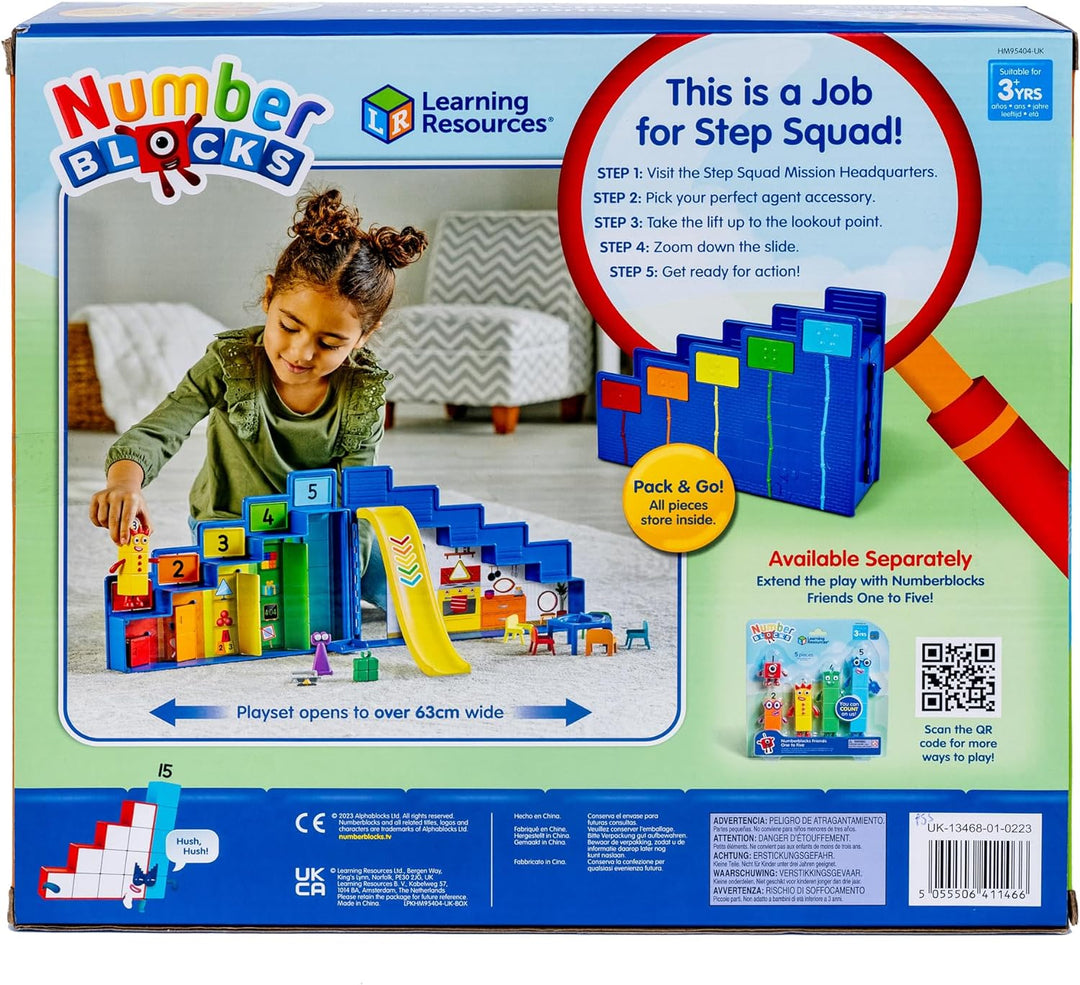 Learning Resources Numberblocks Deluxe-Spielset „Step Squad-Hauptquartier mit Nachbarzahlen“ ab 3 Ja