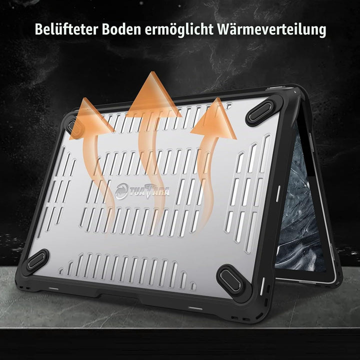 Fintie Hülle kompatibel mit MacBook Air 13 (2018-2020 Version) A2337(M1)/A2179/A1932, Ganzkörper-Rug
