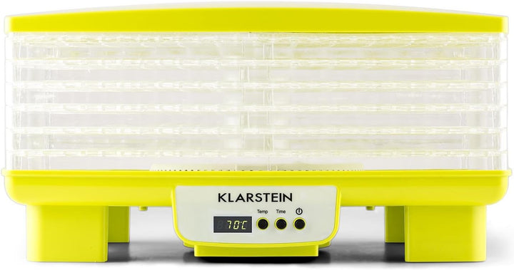 Klarstein Bananarama - Dörrgerät, Dörrautomat, Obst- Fleisch- und Früchte-Trockner, 6 Etagen, stapel