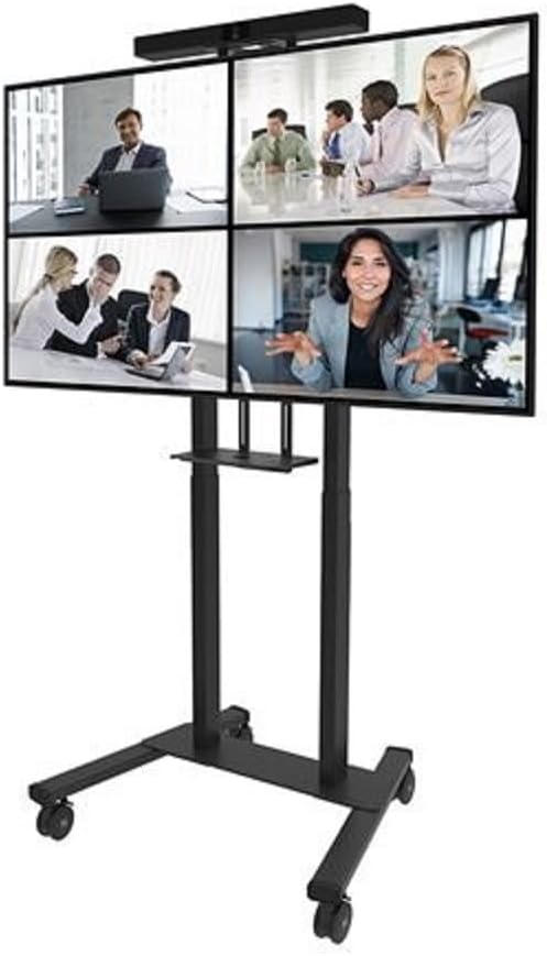 Neomounts by Newstar AV1-875BL Multimedia Rollwagen-Zubehör Schwarz Stahl Montageset