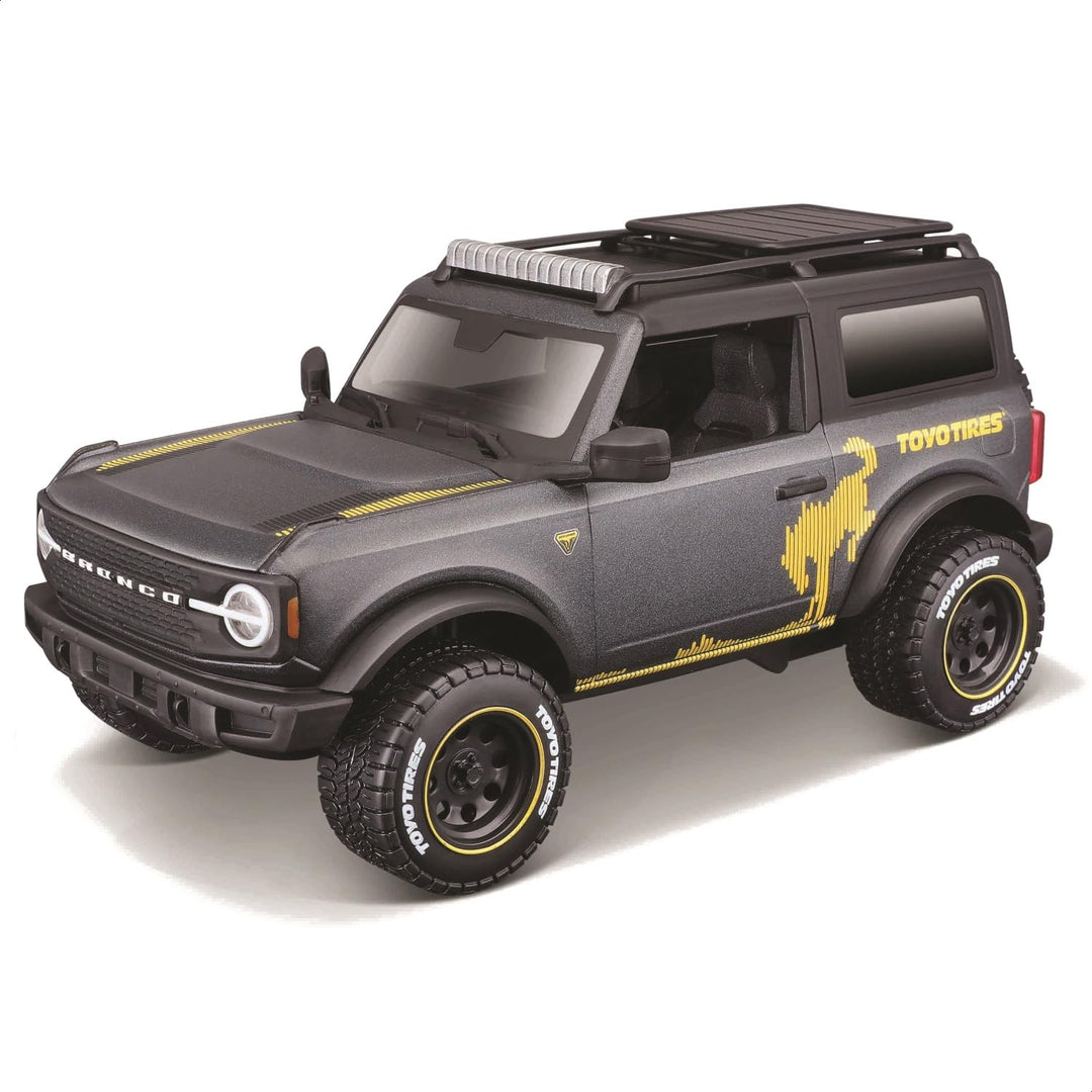 Maisto Ford Bronco Badlands Off-Road Series (2021): Modellauto im Massstab 1:24, Türen beweglich, gr