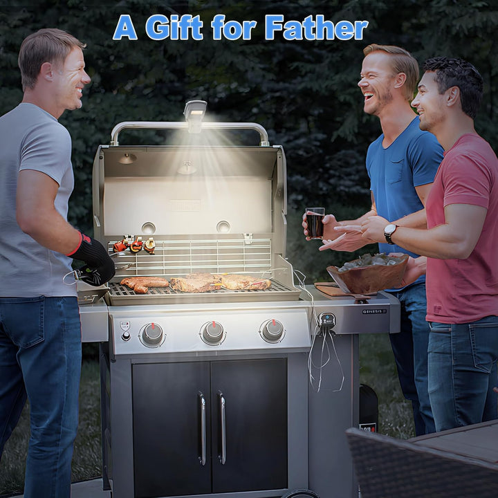 BBQ Grill Light Outdoor,Grill Zubehör für Outdoor Grill für Weber Grill Zubehör - Grau