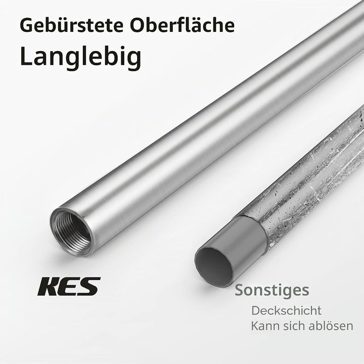 KES Toilettenpapierhalter Stehend Klopapierhalter Edelstahl SUS304 Klorollenhalter WC Rollenhalter T