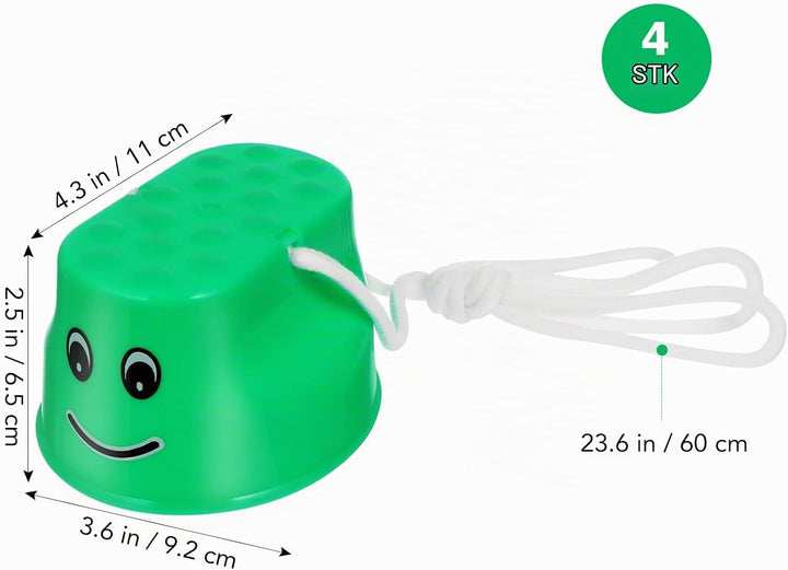 Toyvian 4 Stücke Topfstelzen Kinder Kunststoff Balance Training Sensorisches Training Spiel Kleinkin