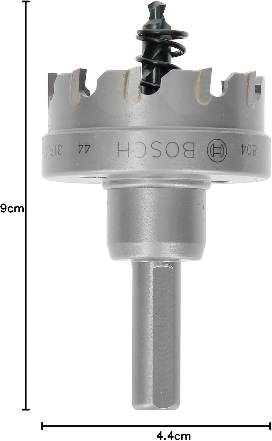 Bosch Professional Carbide Lochsäge Precision for Sheet Metal (Edelstahl, Ø 44 mm, Zubehör Bohrmasch